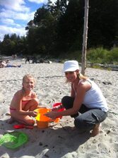 Tigh-Na-Mara Seaside Spa Resort Beach Mom Daughter